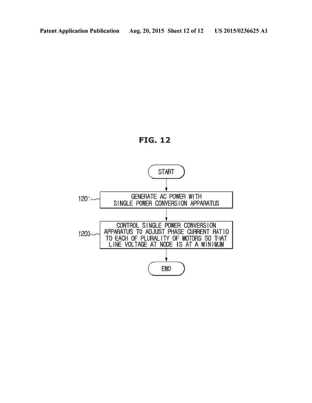 APPARATUS AND METHOD OF DRIVING A PLURALITY OF PERMANENT MAGNET     SYNCHRONOUS MOTORS USING SINGLE INVERTER - diagram, schematic, and image 13