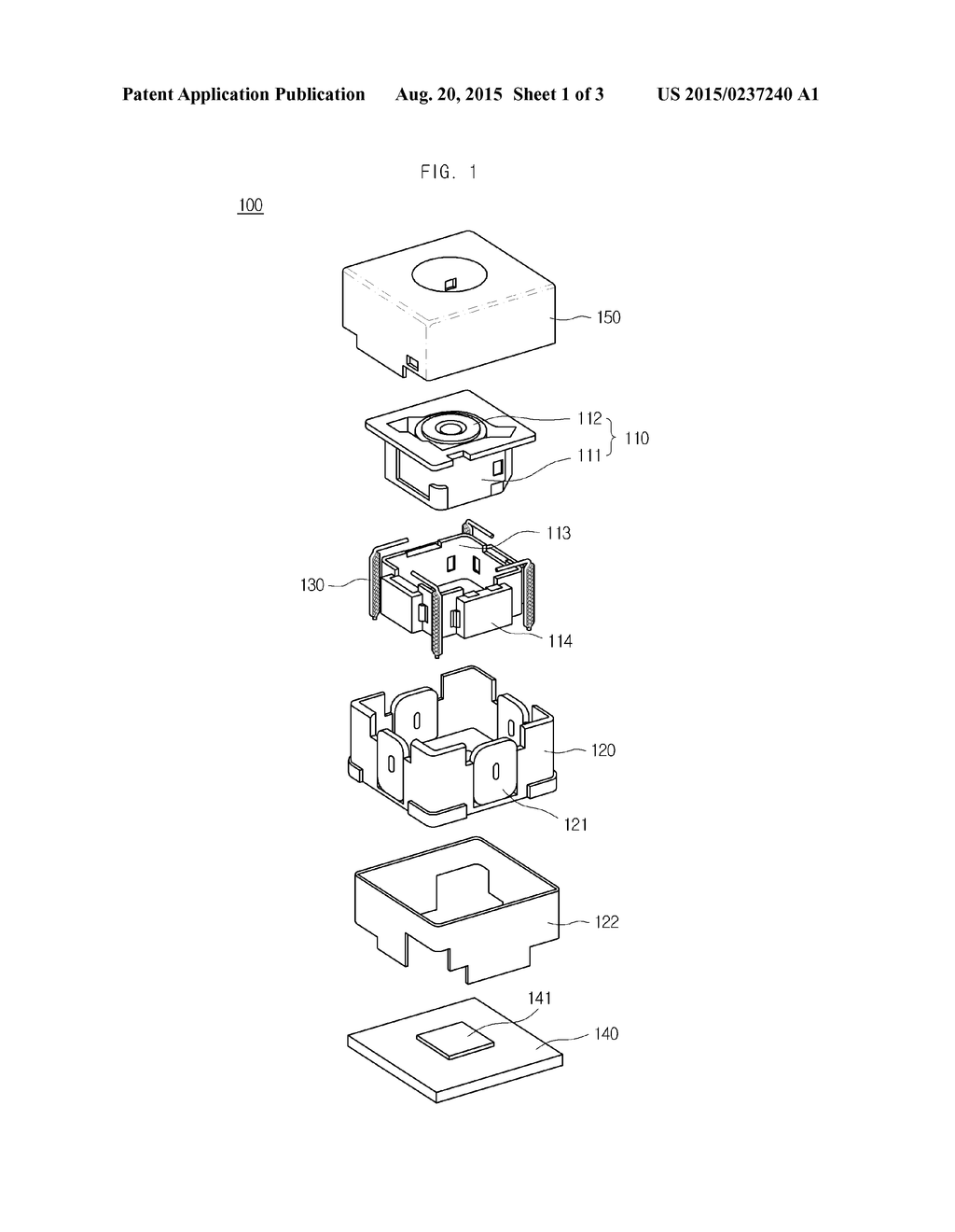 SUSPENSION FOR CAMERA MODULE AND CAMERA MODULE HAVING THE SAME - diagram, schematic, and image 02