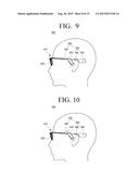 GLASSES APPARATUS FOR WATCHING DISPLAY IMAGE diagram and image
