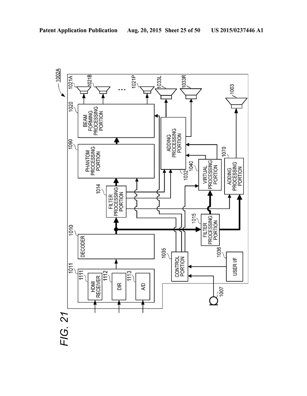 Speaker Device and Audio Signal Processing Method - diagram, schematic, and image 26