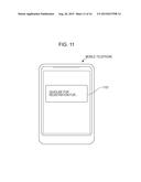 INFORMATION NOTIFICATION DEVICE AND INFORMATION NOTIFICATION METHOD, AND     INFORMATION RECEPTION DEVICE AND INFORMATION RECEPTION METHOD diagram and image