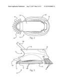 CLEANING DEVICE HAVING ONBOARD REPLACEABLE CLEANING PAD AND ONBOARD     REPLACEABLE CLEANING SOLUTION diagram and image