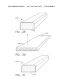 IMPLANTABLE LAYERS AND METHODS FOR MODIFYING THE SHAPE OF THE IMPLANTABLE     LAYERS FOR USE WITH A SURGICAL FASTENING INSTRUMENT diagram and image