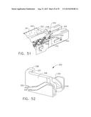 IMPLANTABLE LAYERS AND METHODS FOR MODIFYING THE SHAPE OF THE IMPLANTABLE     LAYERS FOR USE WITH A SURGICAL FASTENING INSTRUMENT diagram and image