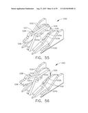 IMPLANTABLE LAYERS AND METHODS FOR MODIFYING THE SHAPE OF THE IMPLANTABLE     LAYERS FOR USE WITH A SURGICAL FASTENING INSTRUMENT diagram and image