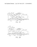 IMPLANTABLE LAYERS AND METHODS FOR MODIFYING THE SHAPE OF THE IMPLANTABLE     LAYERS FOR USE WITH A SURGICAL FASTENING INSTRUMENT diagram and image