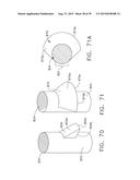 IMPLANTABLE LAYERS AND METHODS FOR MODIFYING THE SHAPE OF THE IMPLANTABLE     LAYERS FOR USE WITH A SURGICAL FASTENING INSTRUMENT diagram and image