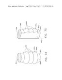 IMPLANTABLE LAYERS AND METHODS FOR MODIFYING THE SHAPE OF THE IMPLANTABLE     LAYERS FOR USE WITH A SURGICAL FASTENING INSTRUMENT diagram and image