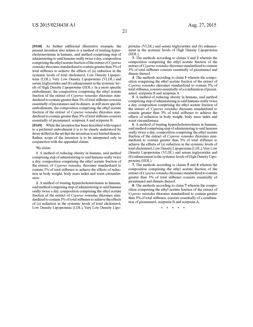 COMPOSITION COMPRISING SCIRPUSIN A AND SCIRPUSIN B AND ANTI-OBESITY     POTENTIAL THEREOF - diagram, schematic, and image 41