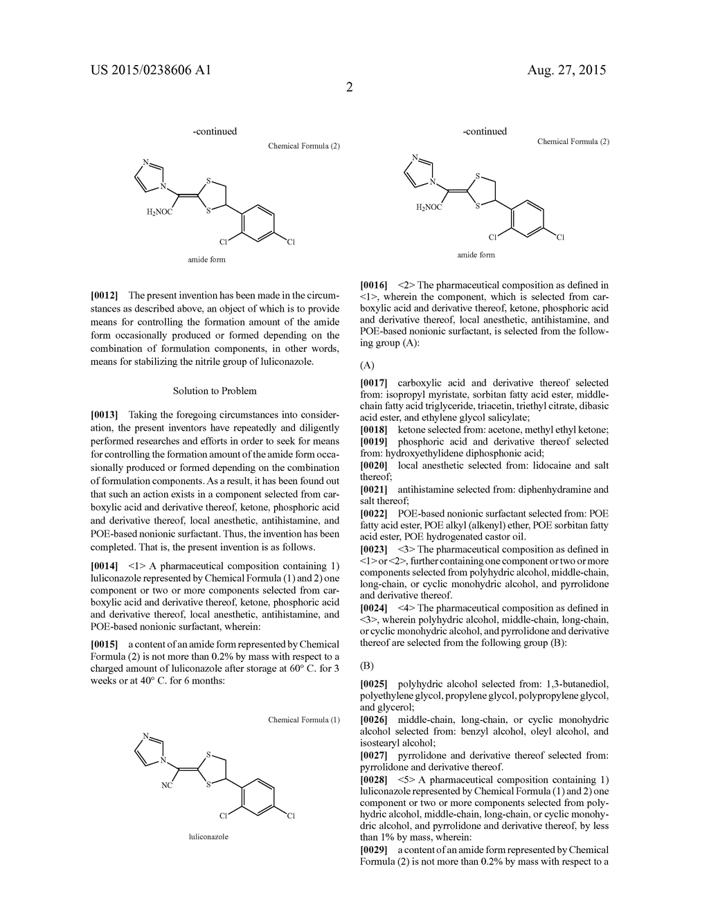 PHARMACEUTICAL COMPOSITION CONTAINING LULICONAZOLE - diagram, schematic, and image 03