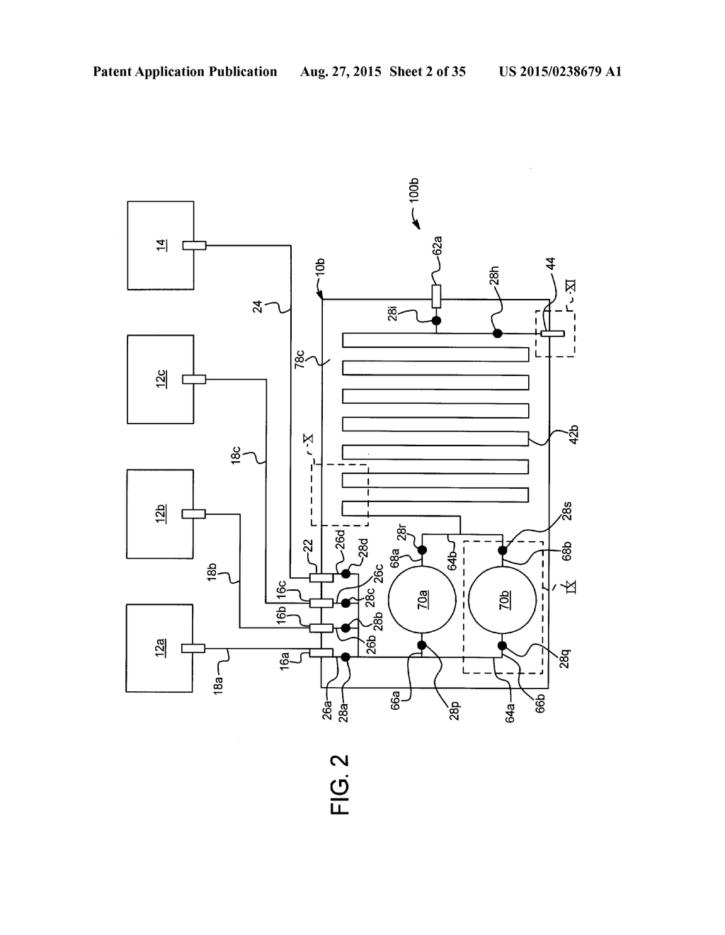 HEMODIALYSIS SYSTEM WITH CASSETTE-BASED BLOOD AND DIALYSATE PUMPING - diagram, schematic, and image 03