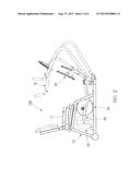 ALTERNATIVE DRIVING DEVICE AND SITTING-TYPE EXERCISE MACHINE HAVING THE     ALTERNATE DRIVING DEVICE diagram and image