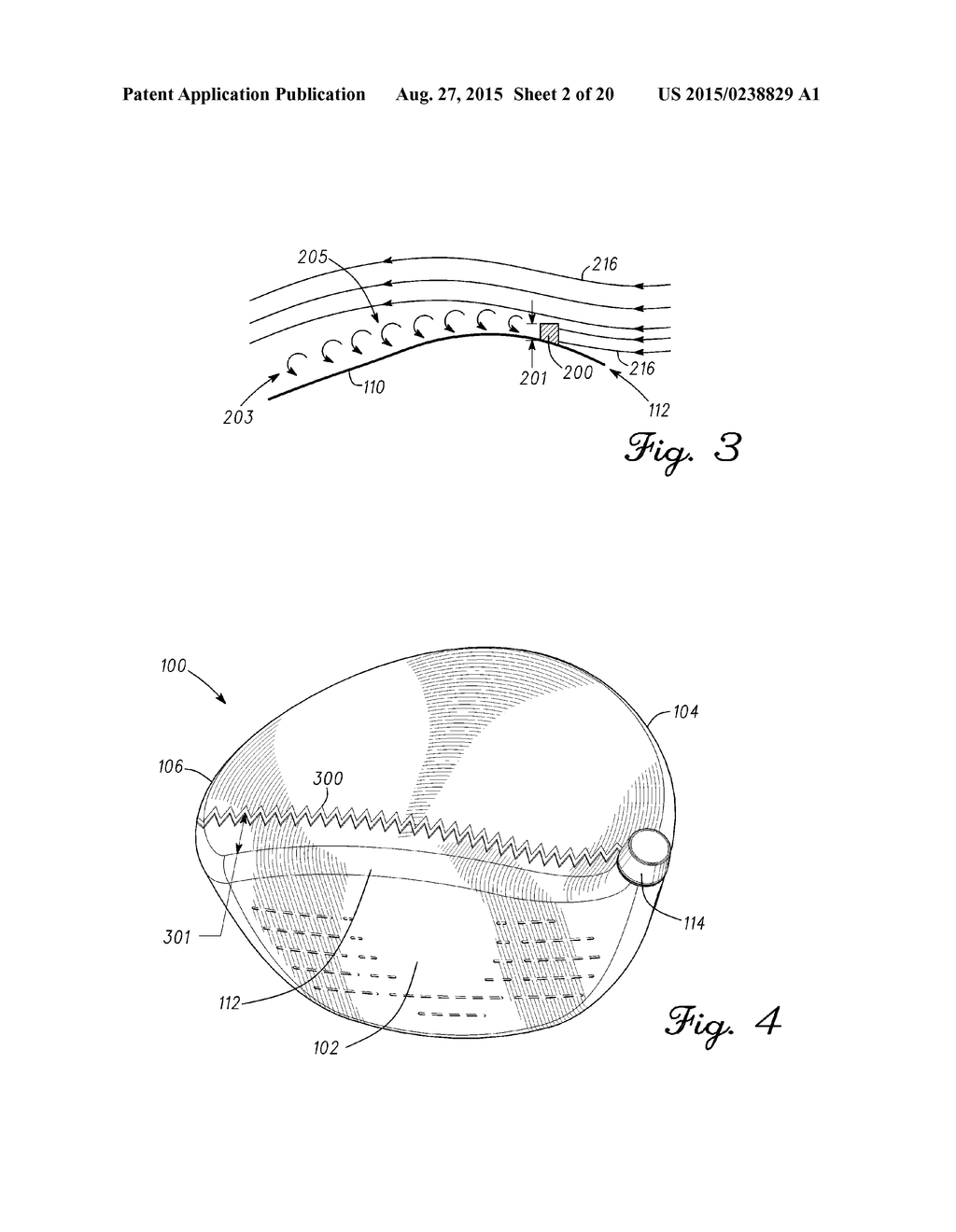 GOLF CLUB HEADS WITH TURBULATORS AND METHODS TO MANUFACTURE GOLF CLUB     HEADS WITH TURBULATORS - diagram, schematic, and image 03