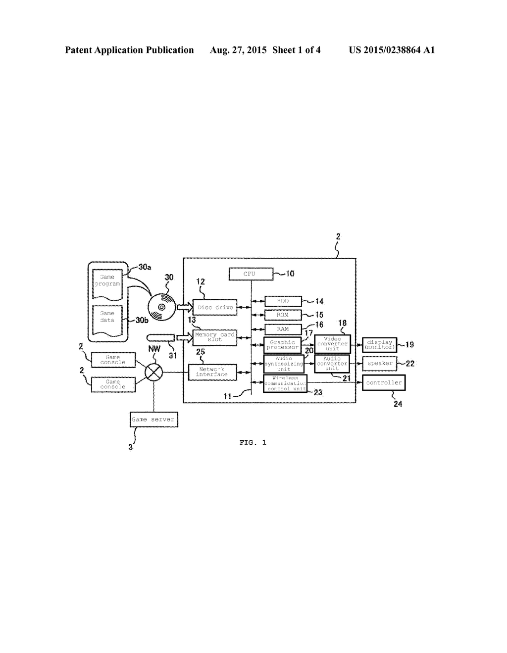 GAME SYSTEM, CONTROLLING METHOD AND NON TRANSITORY COMPUTER-READABLE     STORAGE MEDIUM FOR GAME SYSTEM - diagram, schematic, and image 02