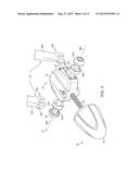 Laterally Shiftable Bicycle Fork Skewer diagram and image