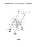 LIGHTWEIGHT COLLAPSIBLE STROLLER diagram and image