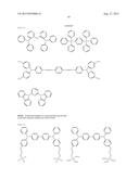 LIGHT EMITTING MATERIAL, COMPOUND, AND ORGANIC LIGHT EMITTING DEVICE USING     THE SAME diagram and image