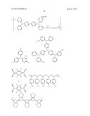 LIGHT EMITTING MATERIAL, COMPOUND, AND ORGANIC LIGHT EMITTING DEVICE USING     THE SAME diagram and image