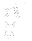 LIGHT EMITTING MATERIAL, COMPOUND, AND ORGANIC LIGHT EMITTING DEVICE USING     THE SAME diagram and image