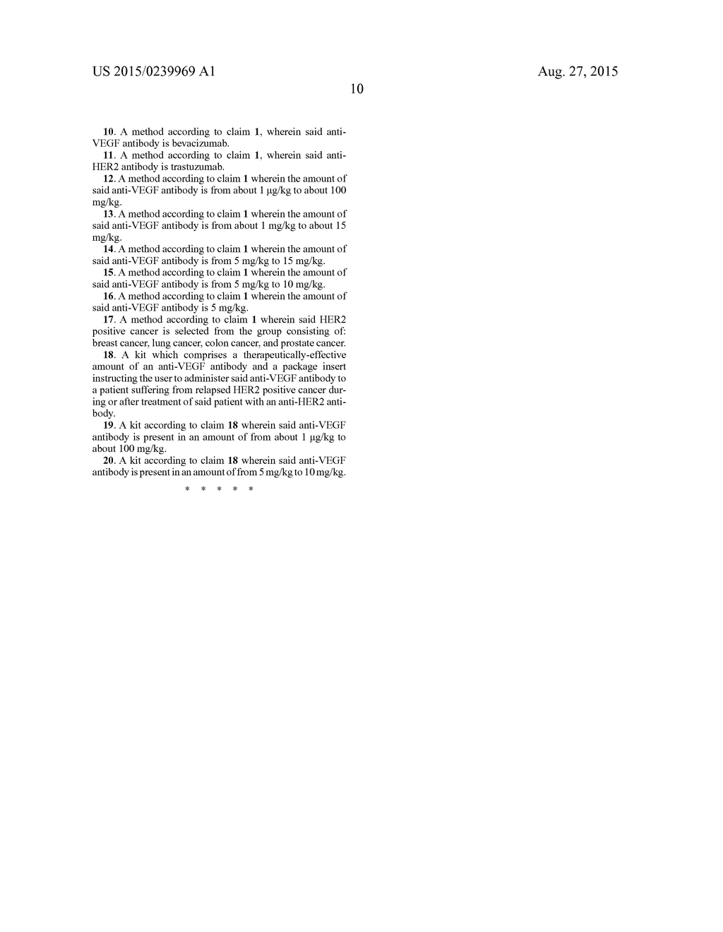 TUMOR THERAPY WITH AN ANTI-VEGF ANTIBODY - diagram, schematic, and image 13