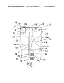 CISTERN FOR FLUSHING A TOILET WITH POTABLE AND GRAY WATER diagram and image