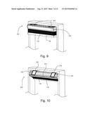 BATTERY-POWERED MOTORIZED WINDOW TREATMENT HAVING A SERVICE POSITION diagram and image