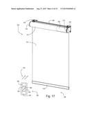 BATTERY-POWERED MOTORIZED WINDOW TREATMENT HAVING A SERVICE POSITION diagram and image