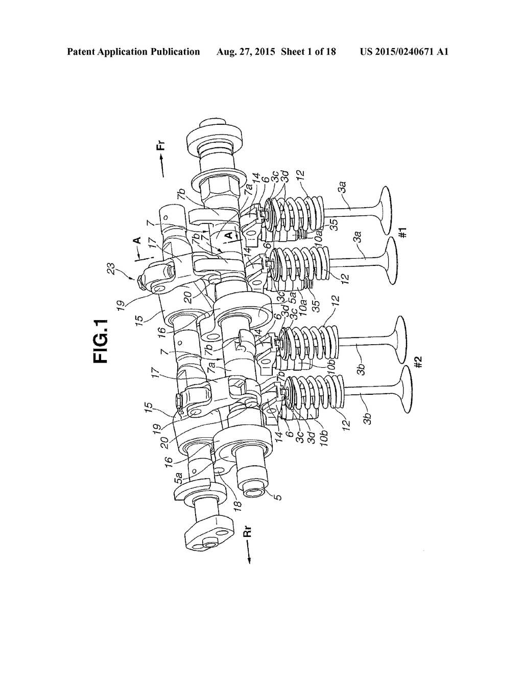 VARIABLE VALVE DEVICE FOR INTERNAL COMBUSTION ENGINE - diagram, schematic, and image 02