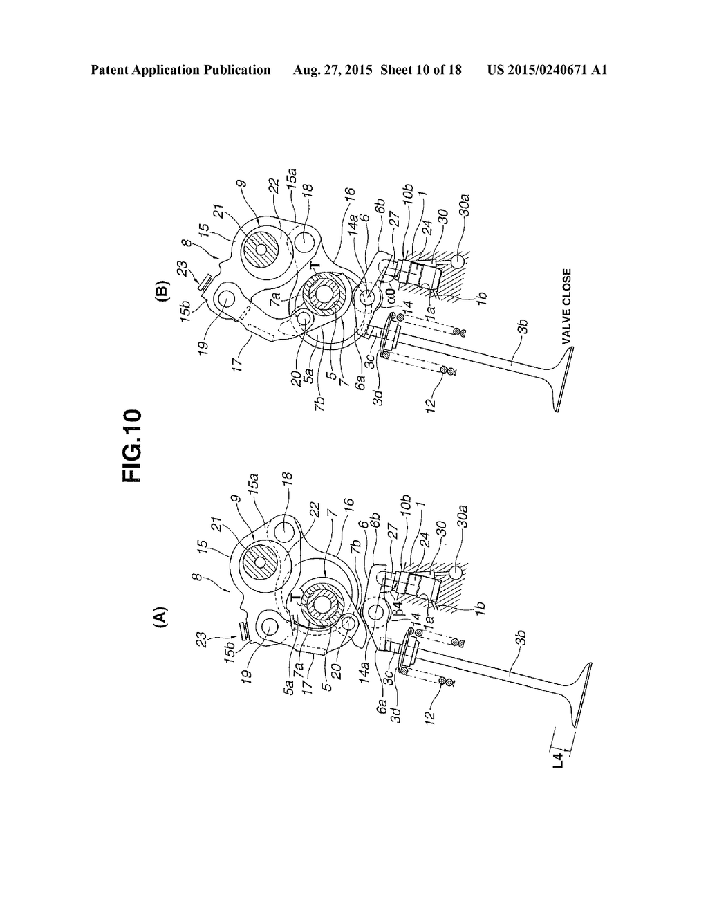 VARIABLE VALVE DEVICE FOR INTERNAL COMBUSTION ENGINE - diagram, schematic, and image 11