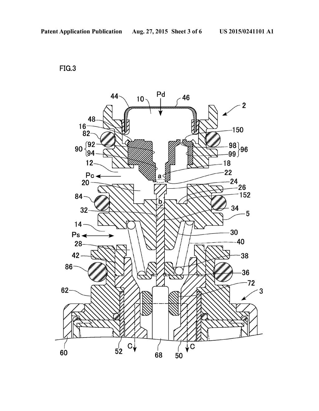 CONTROL VALVE FOR VARIABLE DISPLACEMENT COMPRESSOR - diagram, schematic, and image 04