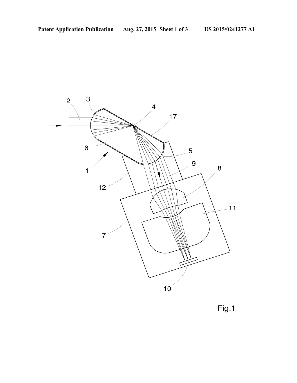 MONOLITHIC SPECTROMETER ARRANGEMENT - diagram, schematic, and image 02