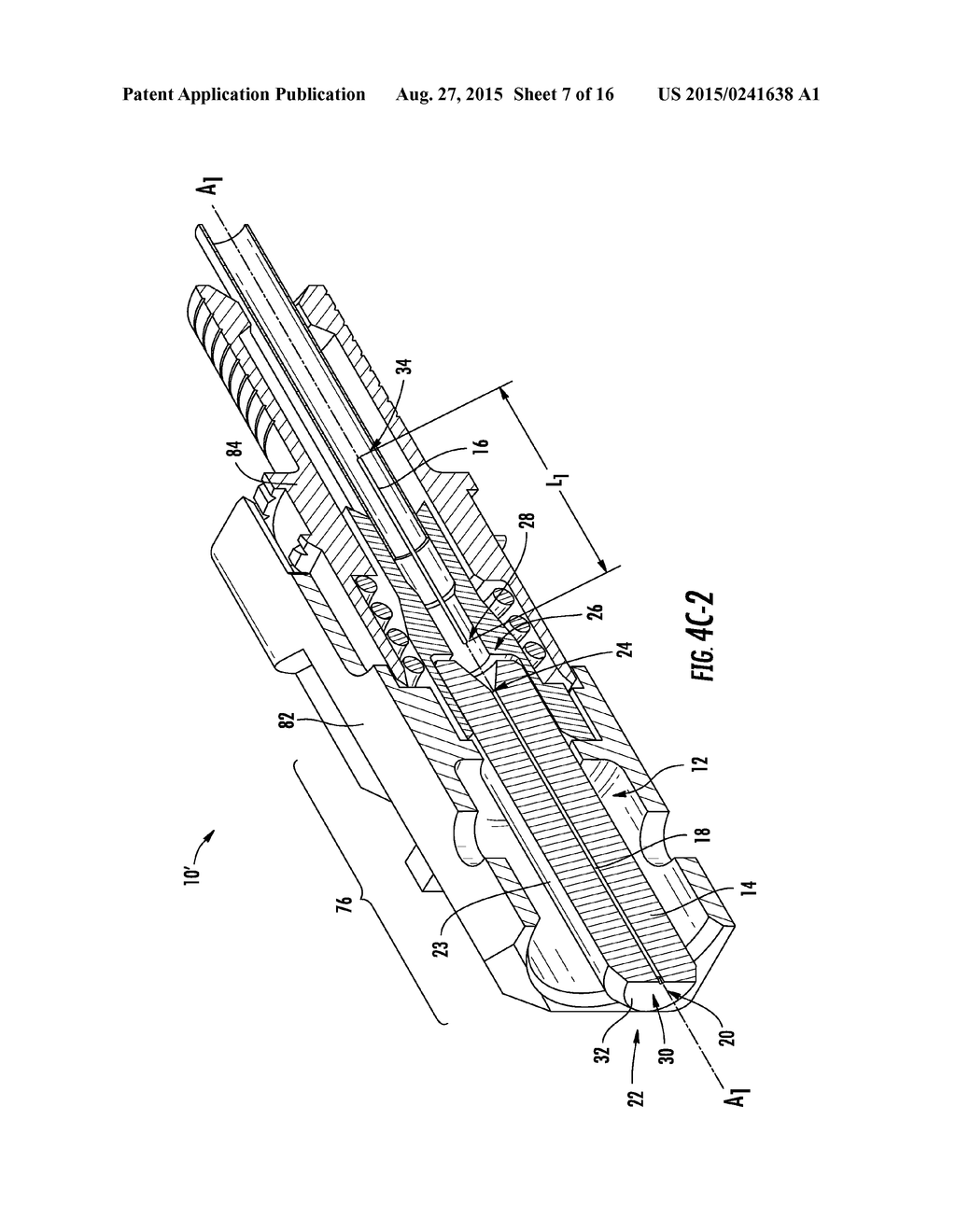 PRETERMINATED FIBER OPTIC CONNECTOR SUB-ASSEMBLIES, AND RELATED FIBER     OPTIC CONNECTORS, CABLE ASSEMBLIES, AND METHODS - diagram, schematic, and image 08