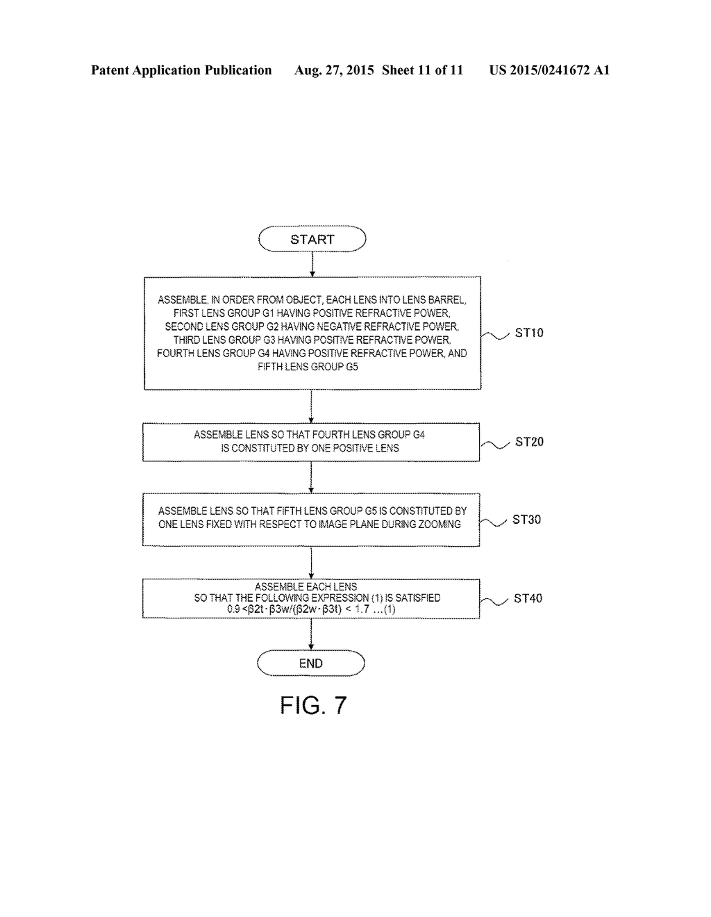 ZOOM LENS, OPTICAL APPARATUS AND METHOD FOR MANUFACTURING THE ZOOM LENS - diagram, schematic, and image 12