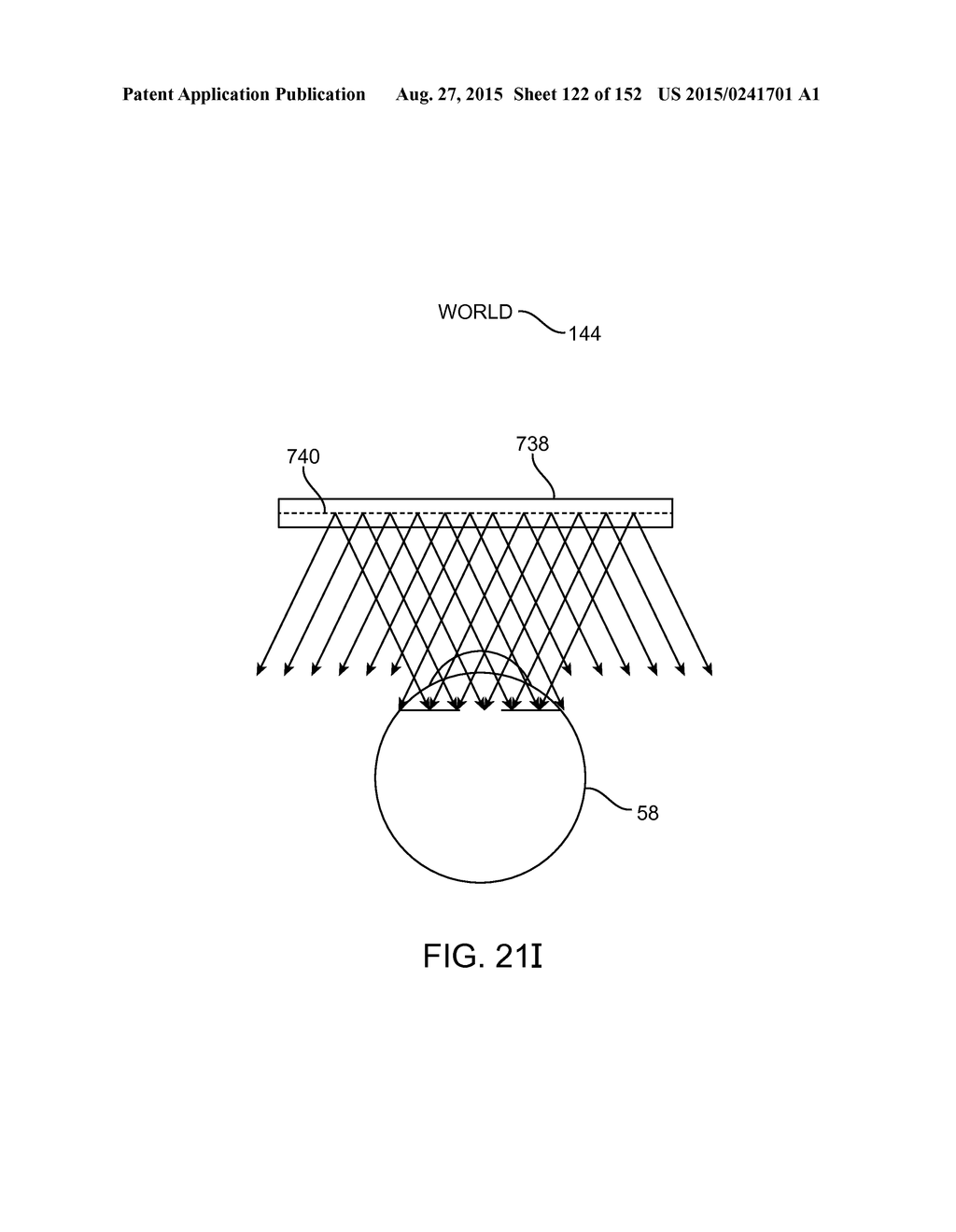 PINHOLE ARRAY OPERATIVELY COUPLED TO A SPATIAL LIGHT MODULATOR FOR     AUGMENTED OR VIRTUAL REALITY - diagram, schematic, and image 123