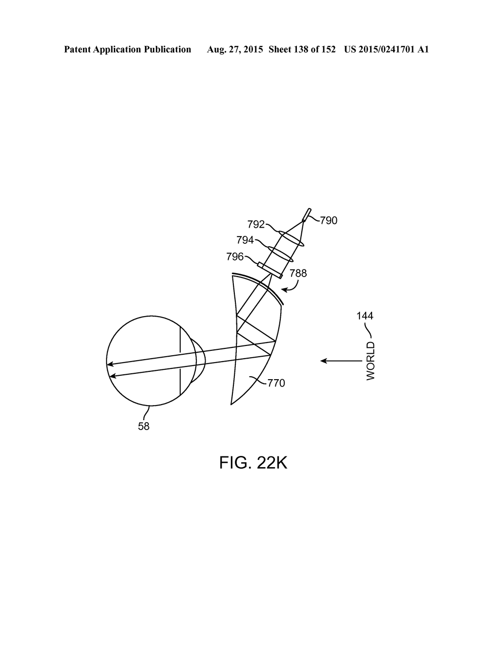 PINHOLE ARRAY OPERATIVELY COUPLED TO A SPATIAL LIGHT MODULATOR FOR     AUGMENTED OR VIRTUAL REALITY - diagram, schematic, and image 139