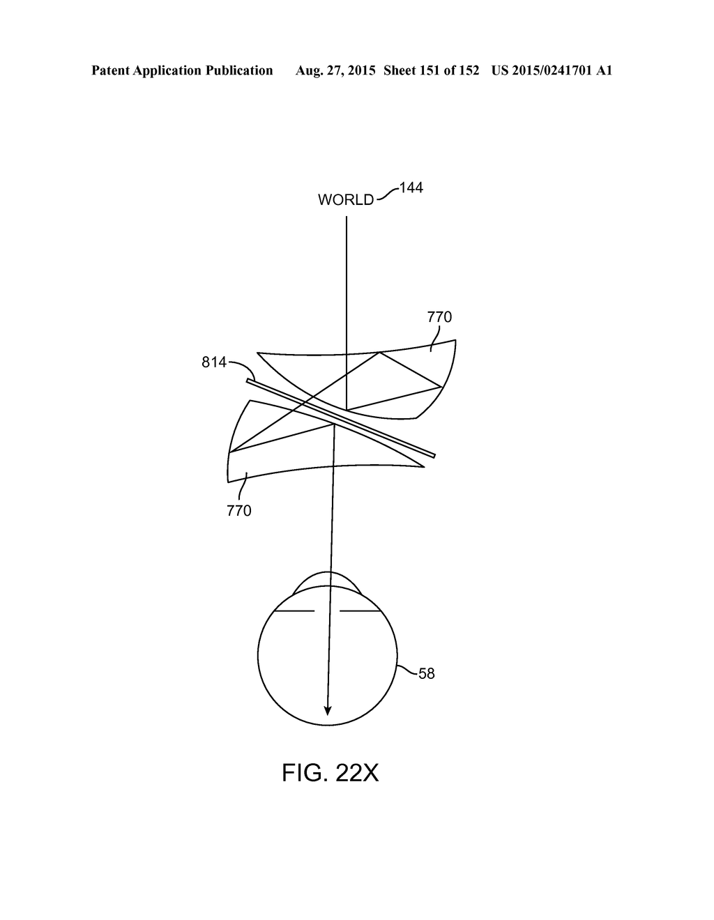 PINHOLE ARRAY OPERATIVELY COUPLED TO A SPATIAL LIGHT MODULATOR FOR     AUGMENTED OR VIRTUAL REALITY - diagram, schematic, and image 152