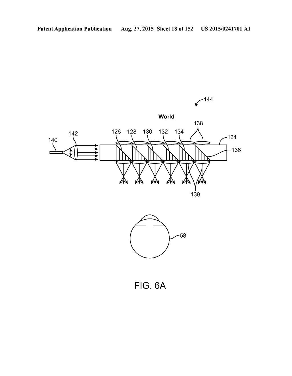 PINHOLE ARRAY OPERATIVELY COUPLED TO A SPATIAL LIGHT MODULATOR FOR     AUGMENTED OR VIRTUAL REALITY - diagram, schematic, and image 19