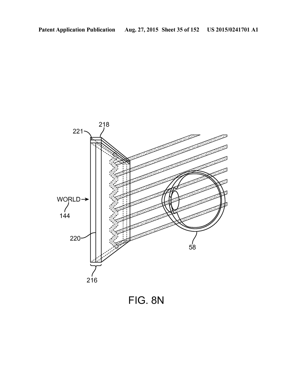 PINHOLE ARRAY OPERATIVELY COUPLED TO A SPATIAL LIGHT MODULATOR FOR     AUGMENTED OR VIRTUAL REALITY - diagram, schematic, and image 36