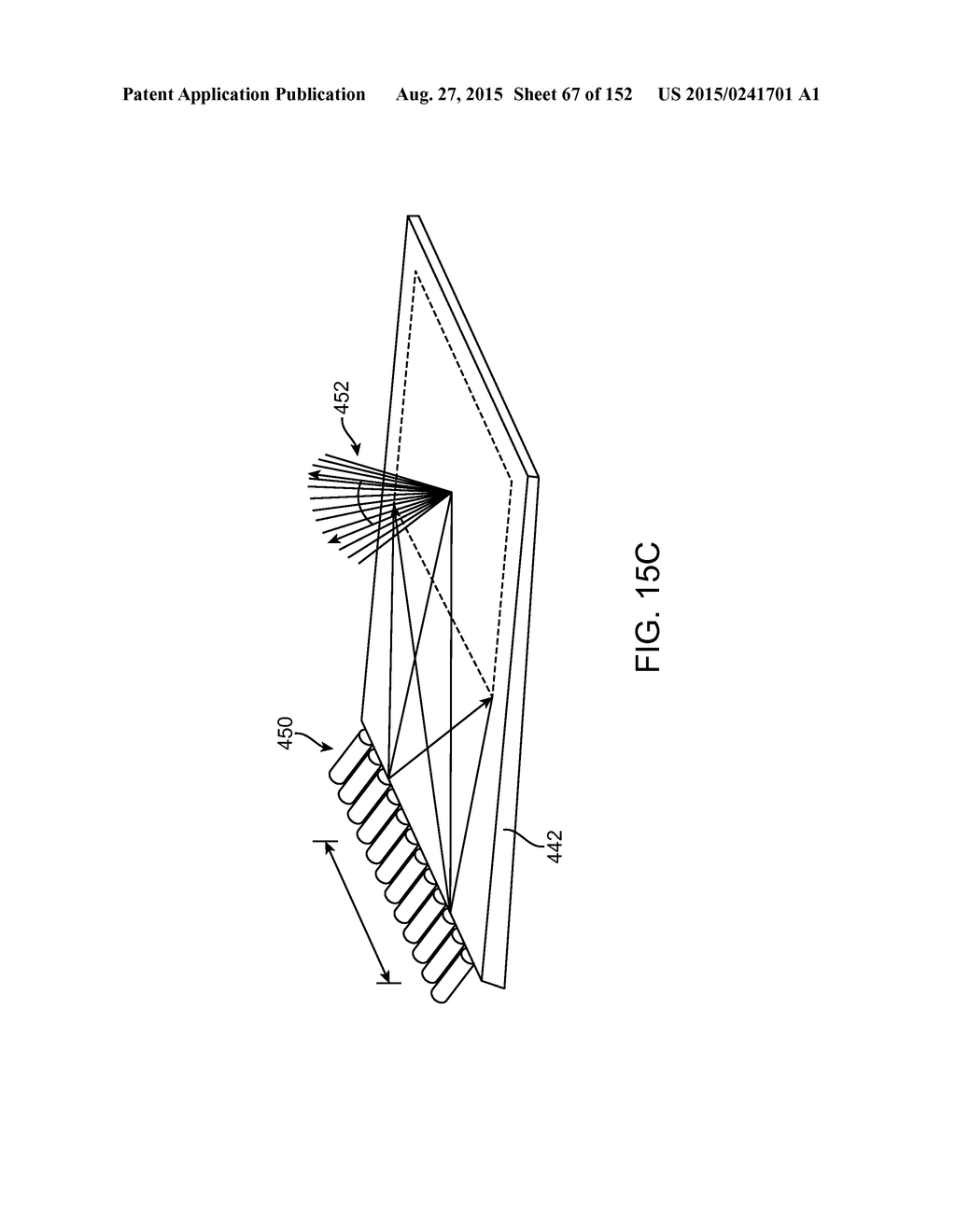 PINHOLE ARRAY OPERATIVELY COUPLED TO A SPATIAL LIGHT MODULATOR FOR     AUGMENTED OR VIRTUAL REALITY - diagram, schematic, and image 68