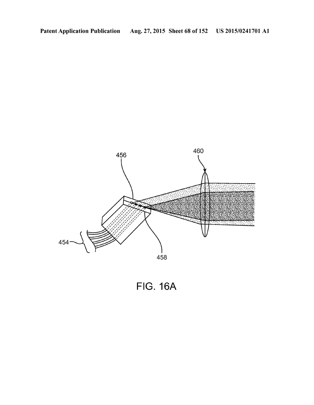 PINHOLE ARRAY OPERATIVELY COUPLED TO A SPATIAL LIGHT MODULATOR FOR     AUGMENTED OR VIRTUAL REALITY - diagram, schematic, and image 69