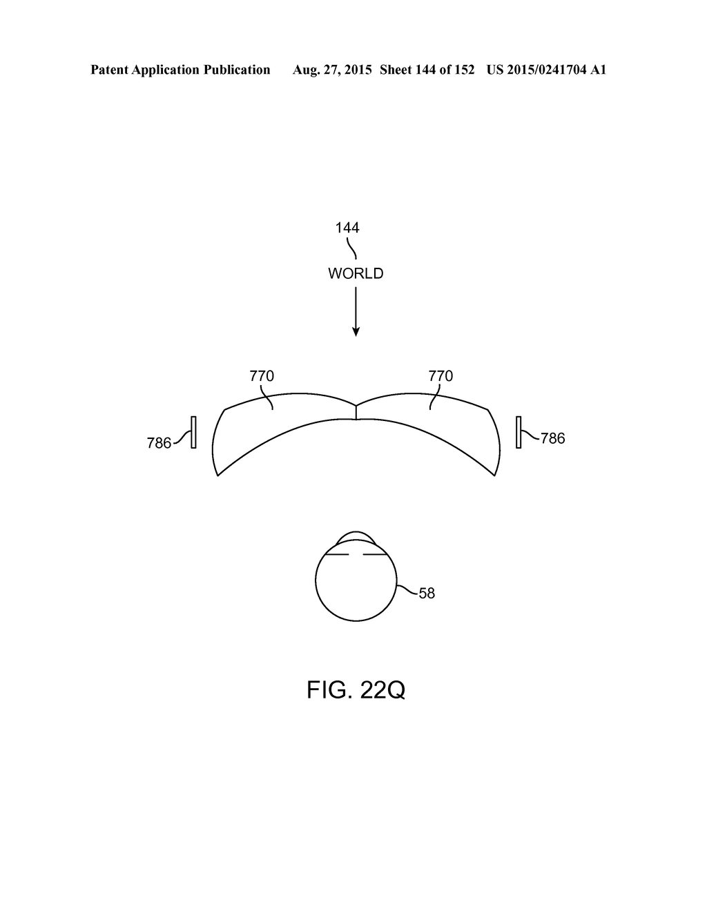 USING A PLURALITY OF WAVEGUIDES COUPLED WITH EDGE REFLECTORS FOR AUGMENTED     OR VIRTUAL REALITY - diagram, schematic, and image 145