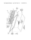 SPINNING FAN MIRROR BEAM COMBINER FOR A BORDERLESS SELF-CONTAINED PEPPER S     GHOST diagram and image