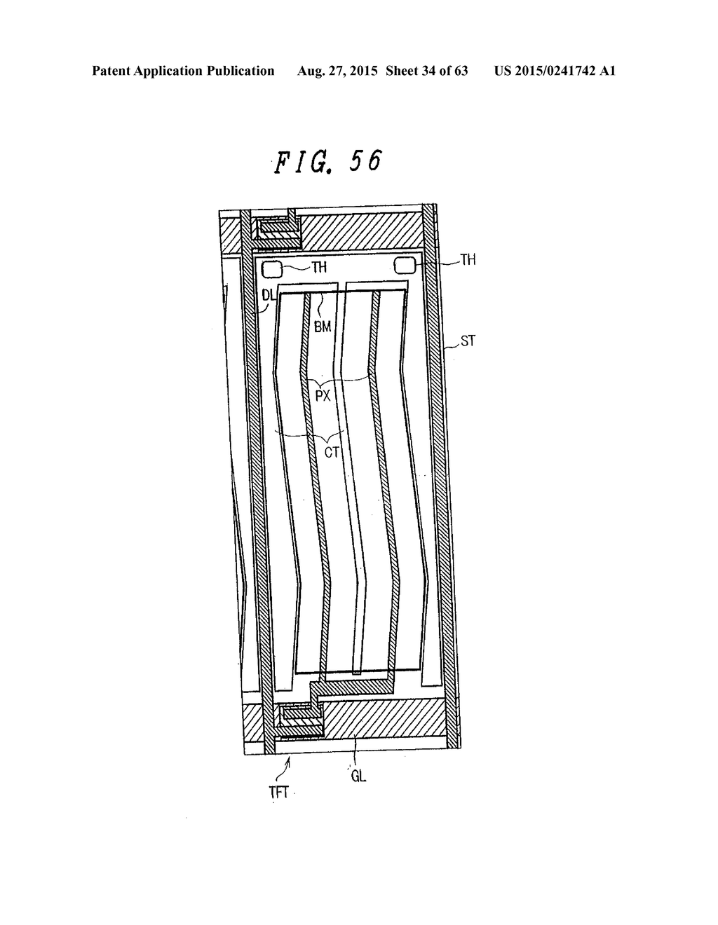 LIQUID CRYSTAL DISPLAY DEVICE, DISPLAY DEVICE AND MANUFACTURING METHOD     THEREOF - diagram, schematic, and image 35