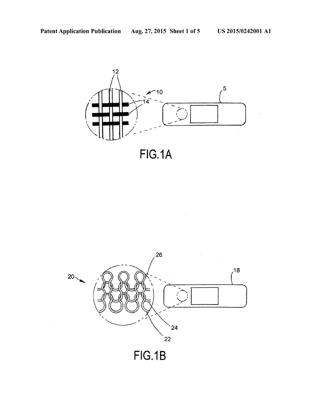 ELECTRICALLY CONDUCTIVE BANDAGE FOR USE WITH TOUCHSCREEN DEVICES - diagram, schematic, and image 02