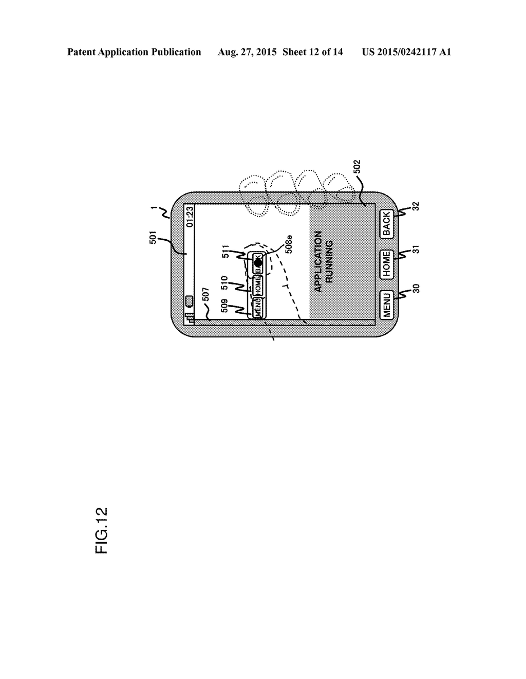 PORTABLE ELECTRONIC DEVICE, AND CONTROL METHOD AND PROGRAM THEREFOR - diagram, schematic, and image 13