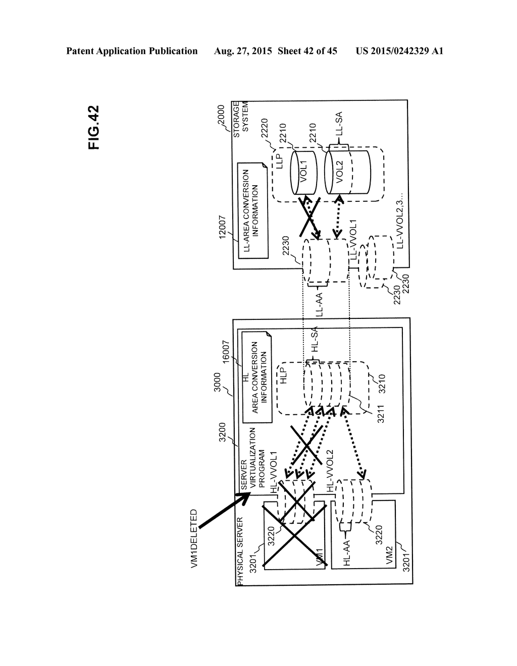 COMPUTER SYSTEM, COMPUTER AND METHOD FOR PERFORMING THIN PROVISIONING     CAPACITY MANAGEMENT IN COORDINATION WITH VIRTUAL MACHINES - diagram, schematic, and image 43