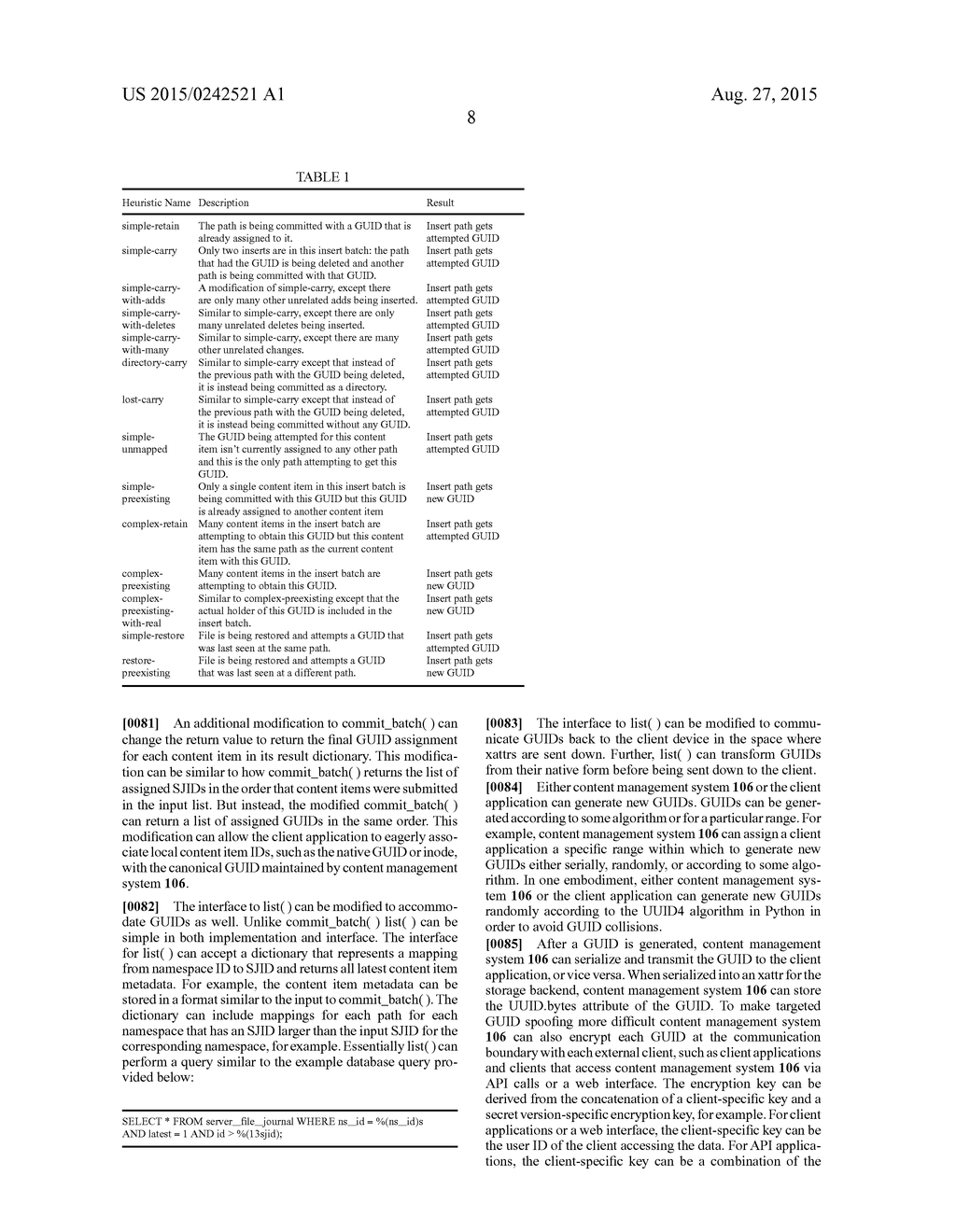 GLOBALLY UNIQUE IDENTIFIERS IN AN ONLINE CONTENT MANAGEMENT SYSTEM - diagram, schematic, and image 23