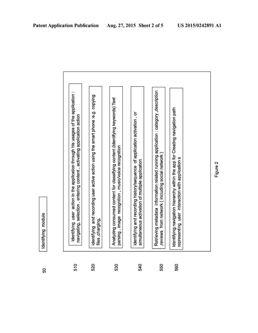 METHOD AND SYSTEM FOR MATCHING COMMERCIAL PRODUCTS TO USERS OF MOBILE     APPLICATIONS - diagram, schematic, and image 03