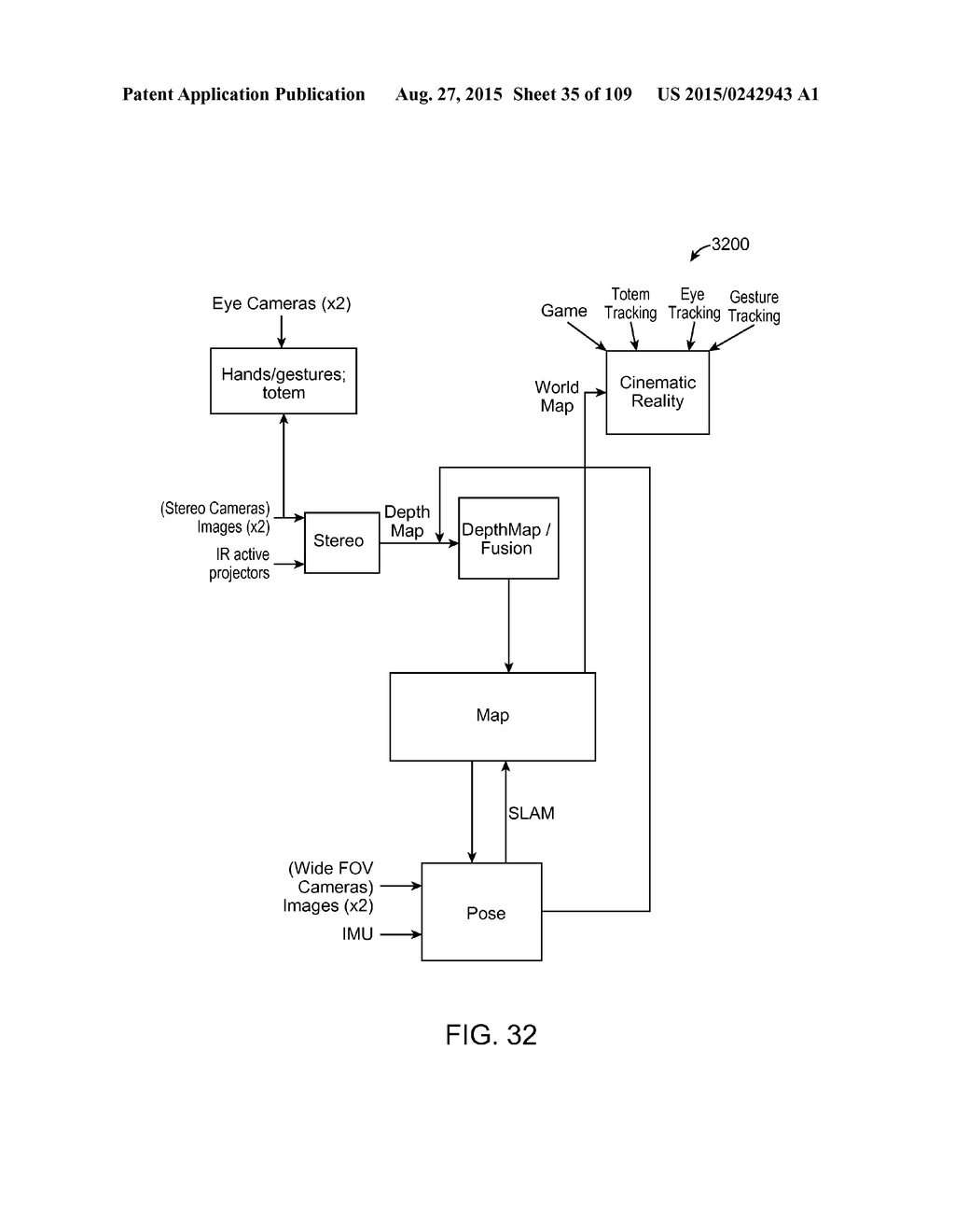 METHOD AND SYSTEM FOR GENERATING A RETAIL EXPERIENCE USING AN AUGMENTED     REALITY SYSTEM - diagram, schematic, and image 36