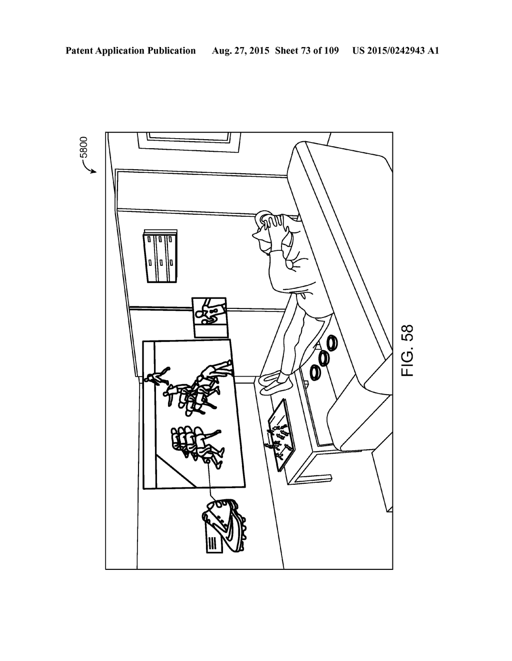 METHOD AND SYSTEM FOR GENERATING A RETAIL EXPERIENCE USING AN AUGMENTED     REALITY SYSTEM - diagram, schematic, and image 74